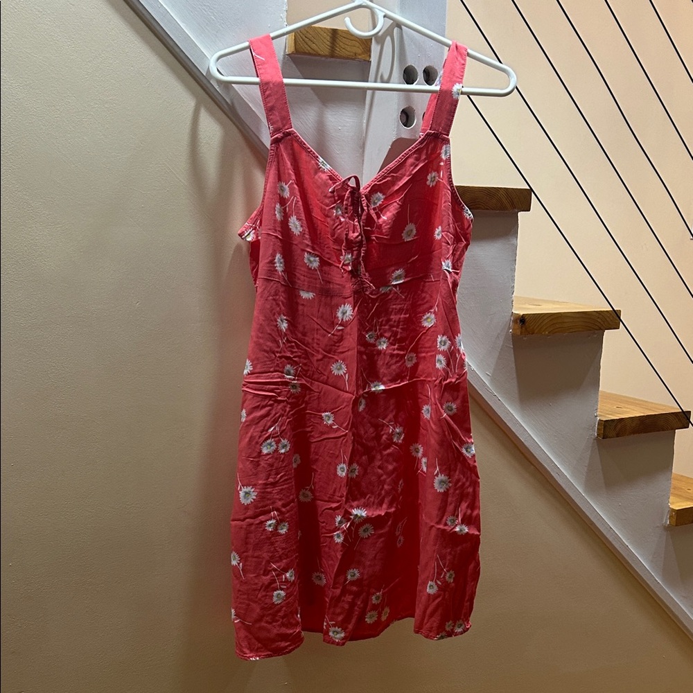 SO Pink Floral Mini Dress